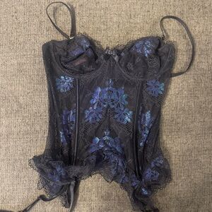 Savage x fenty lace corset